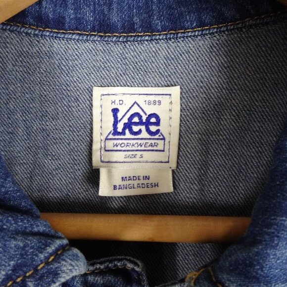 Lee Denim Jumpsuit Women's Size S Workwear Union Alls  Coveralls Blue Cotton - Picture 9 of 13